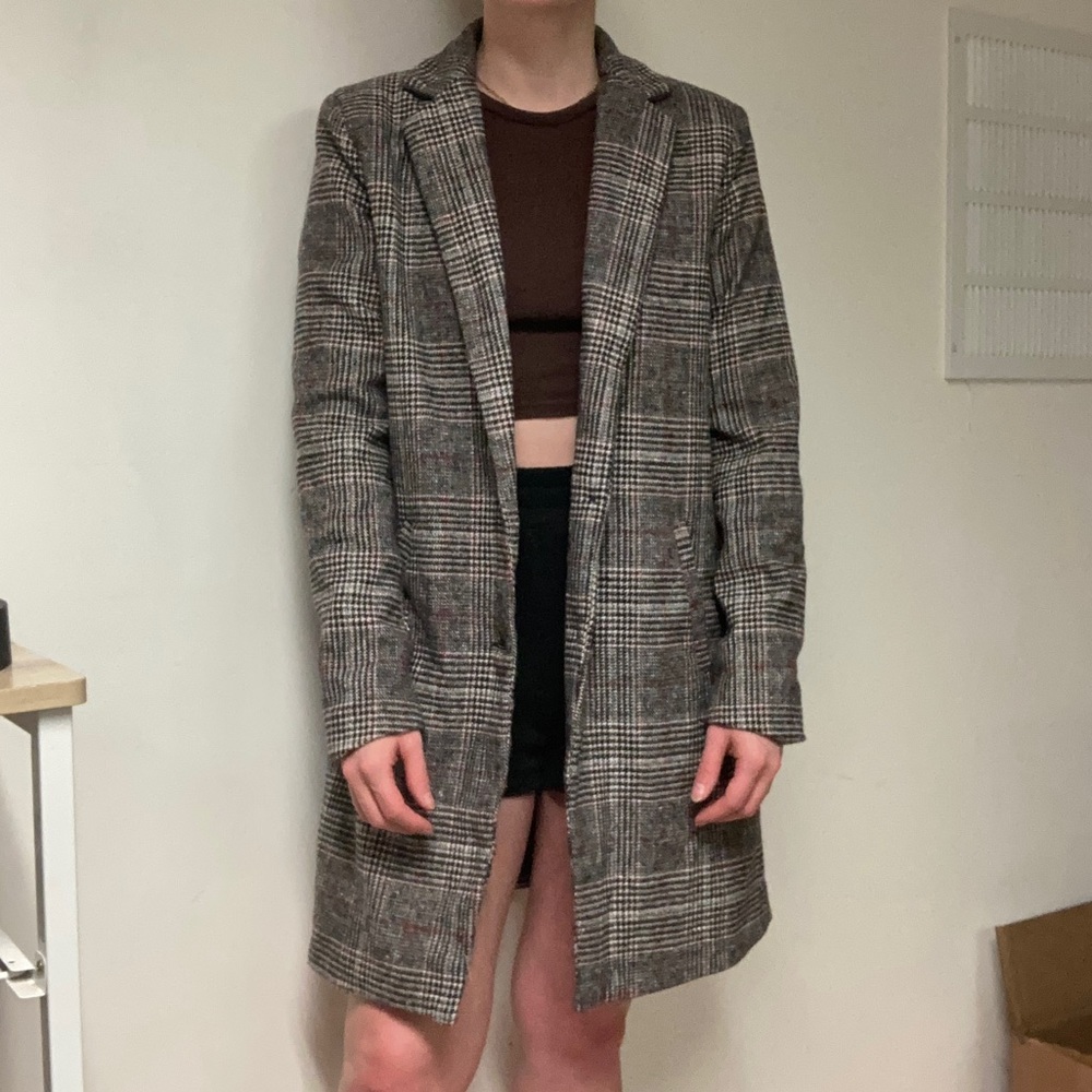 Plaid Shein Duster